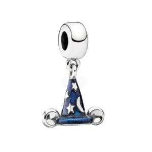 Mickey Mouse sorcerer hat Silver Wizard Charm